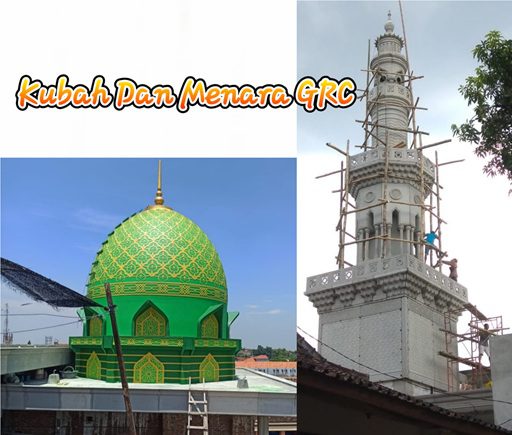 kubah menara masjid grc model terbaik
